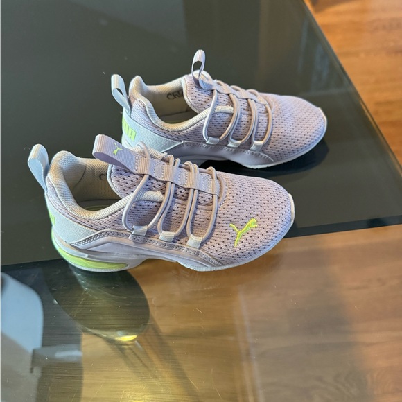 Puma Kids Sneakers in Lavender and Lime - Picture 3 of 4